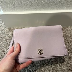 Tory Burch lilac crossbody purse